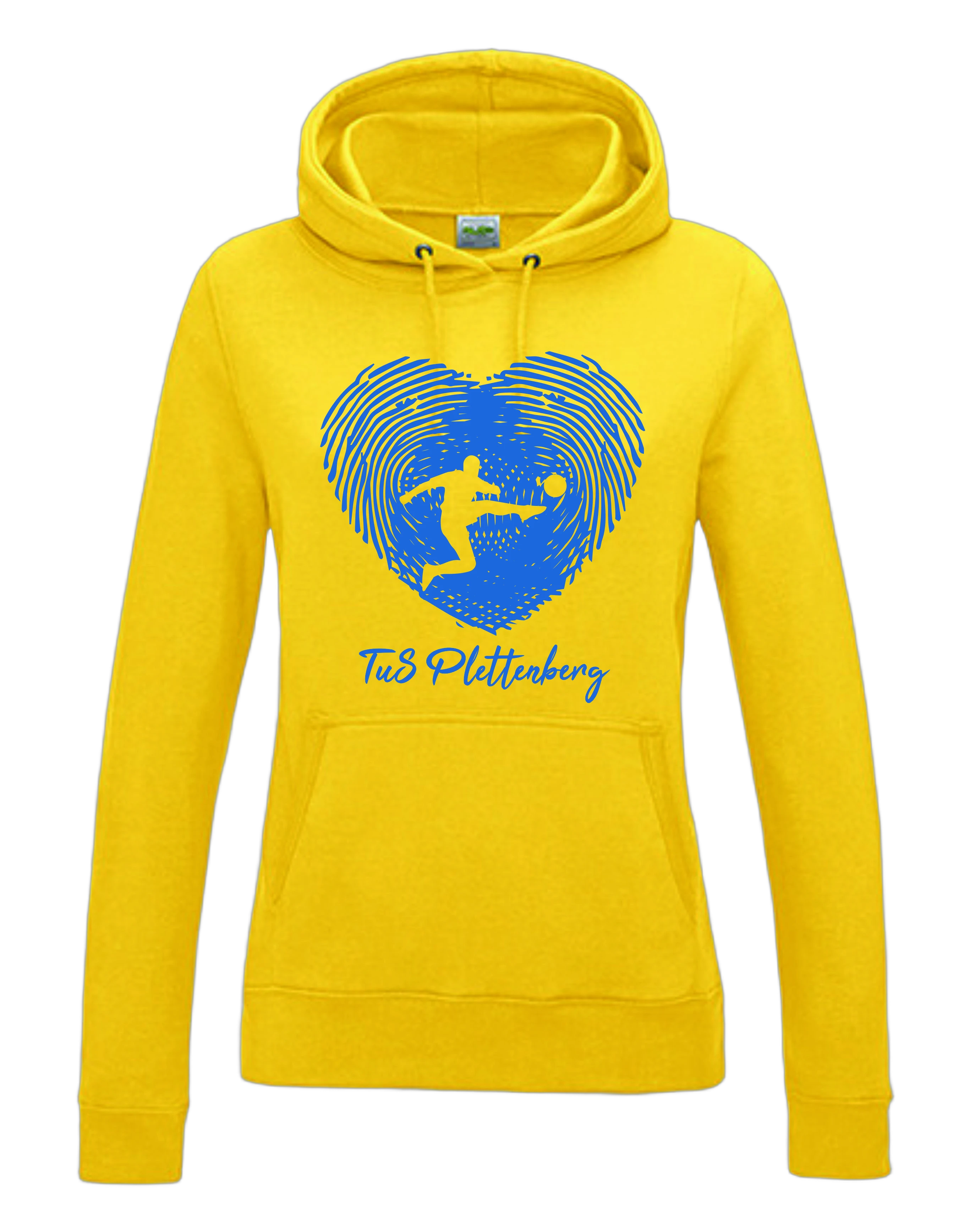 JUST HOODS Damen JH001f Women's College Hoodie Fingerabdruck TUS PLETTENBERG